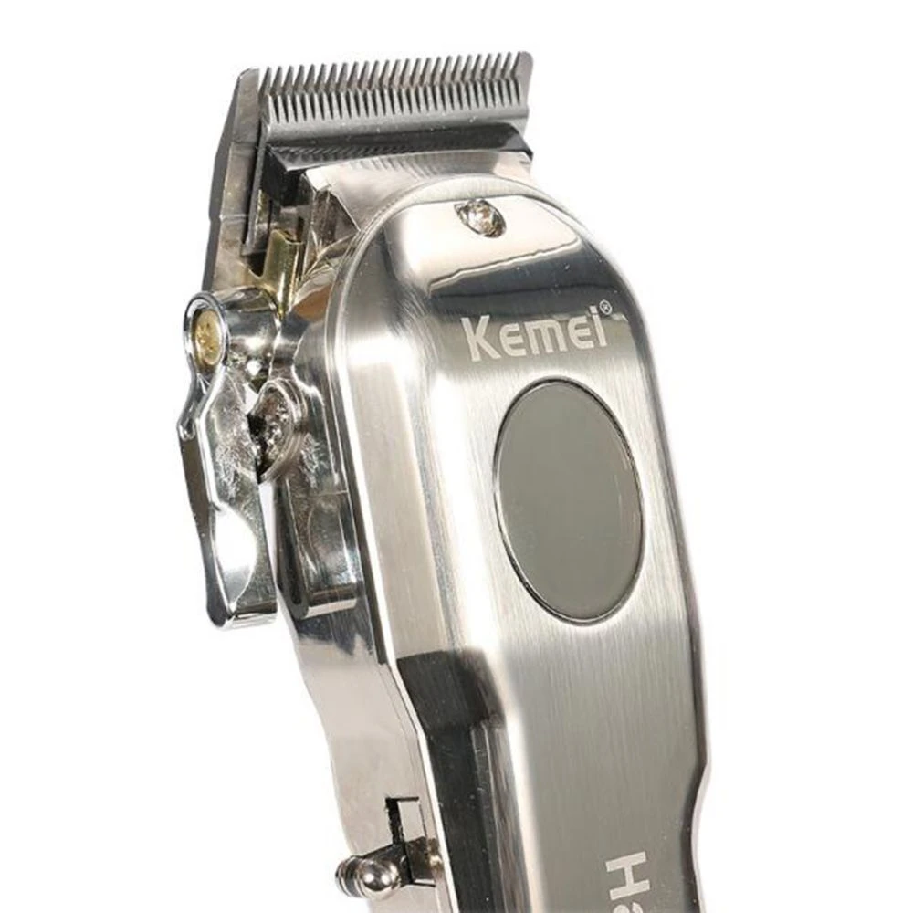 Marque Generique Kemei KM-2002 Métal électrique Tondeuse à Cheveux Rasoir Tondeuse C... – Image 4
