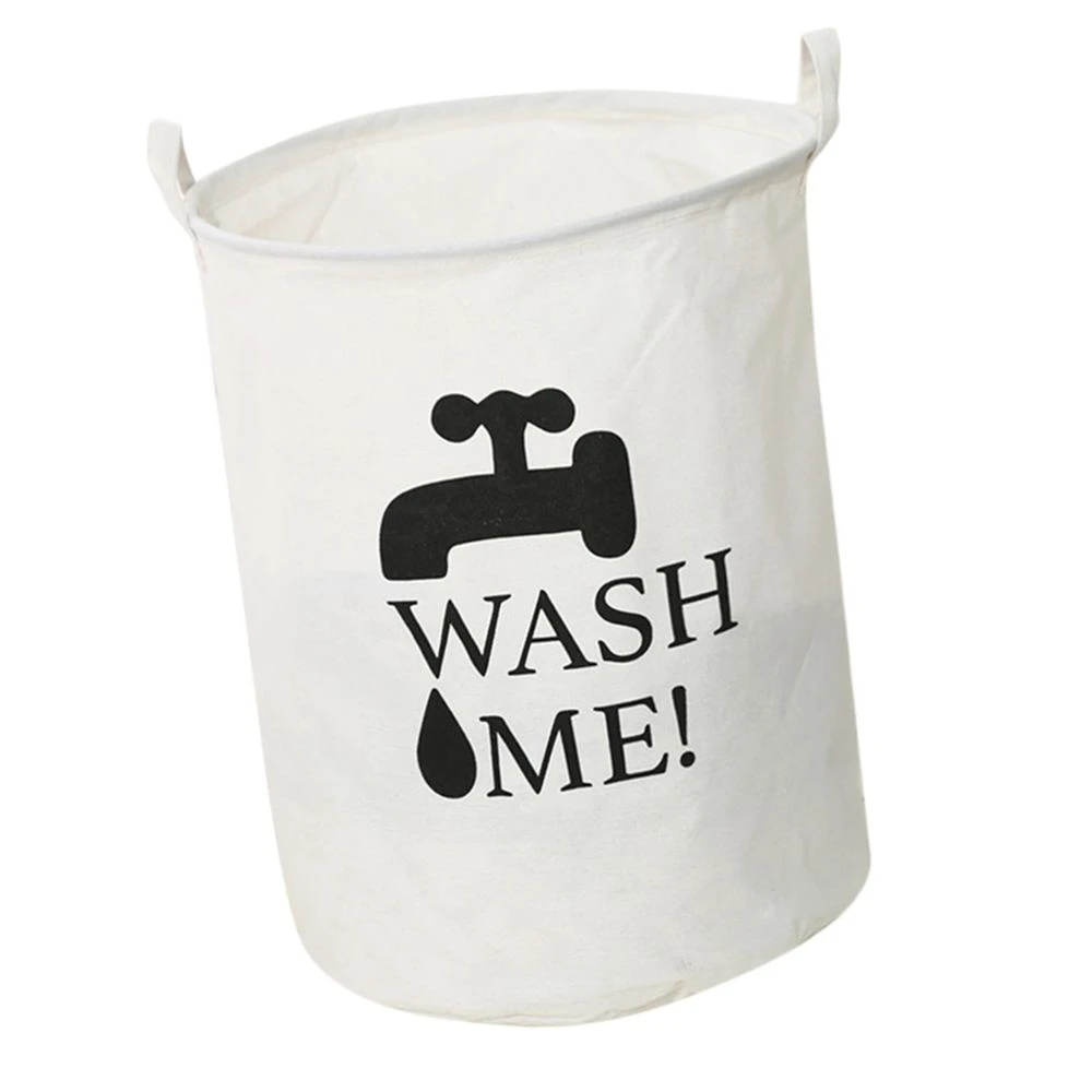 Marque Generique Panier à Linge Bin Sac Panier Vêtements Lavage Jouet Stockage Fort P... – Image 3