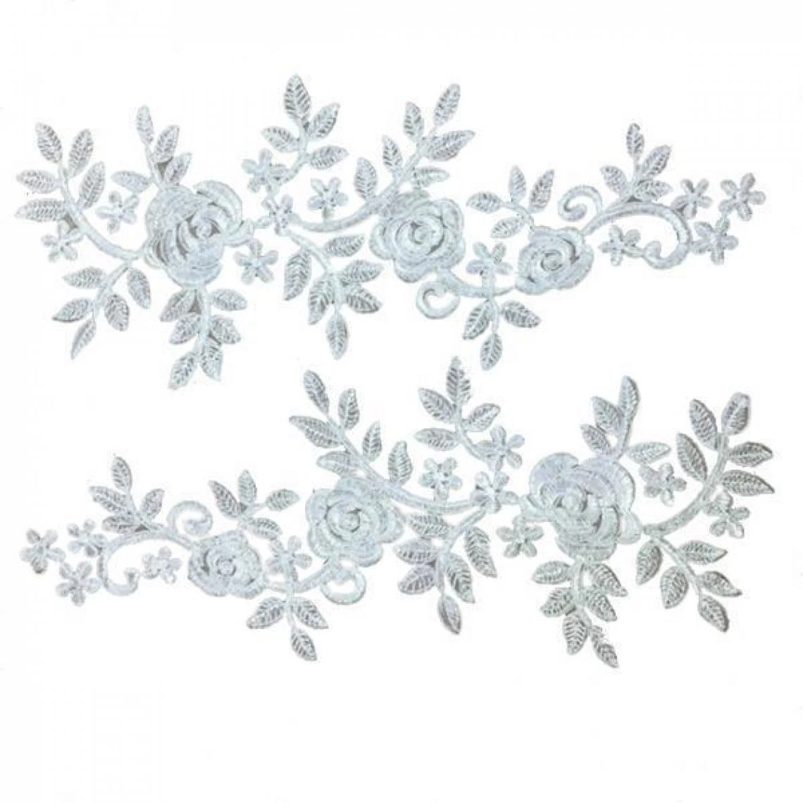 Marque Generique Applique De Dentelle Blanche