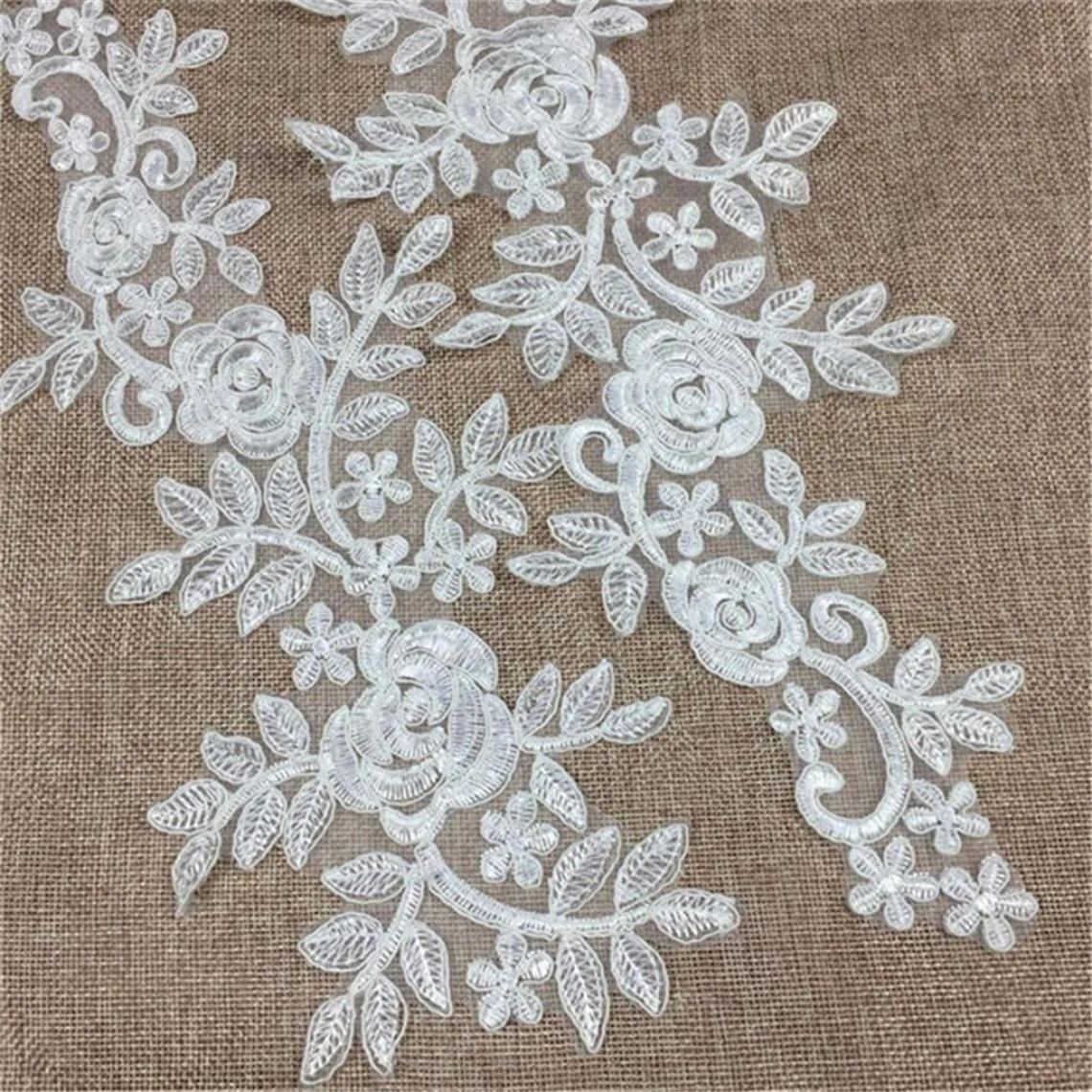 Marque Generique Applique De Dentelle Blanche – Image 5