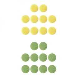 Marque Generique Bouton à Coudre Noir 25mm Strass Gris Blanc Nacre