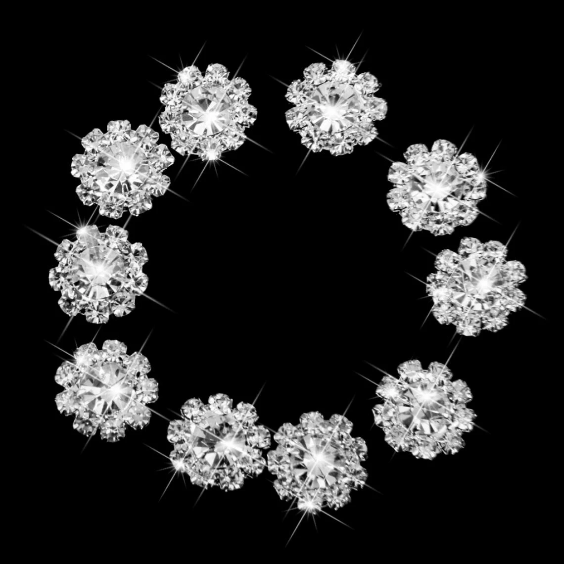 Marque Generique Boutons Fleur Perle 4 Marque Generique Boutons Fleur Perle – Image 2
