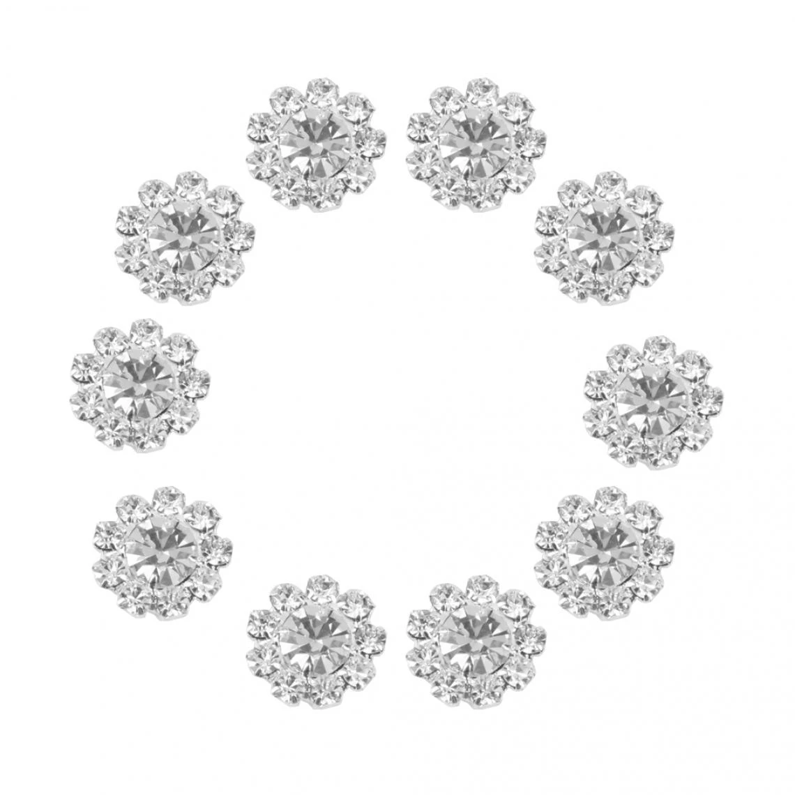 Marque Generique Boutons Fleur Perle 6 Marque Generique Boutons Fleur Perle – Image 4