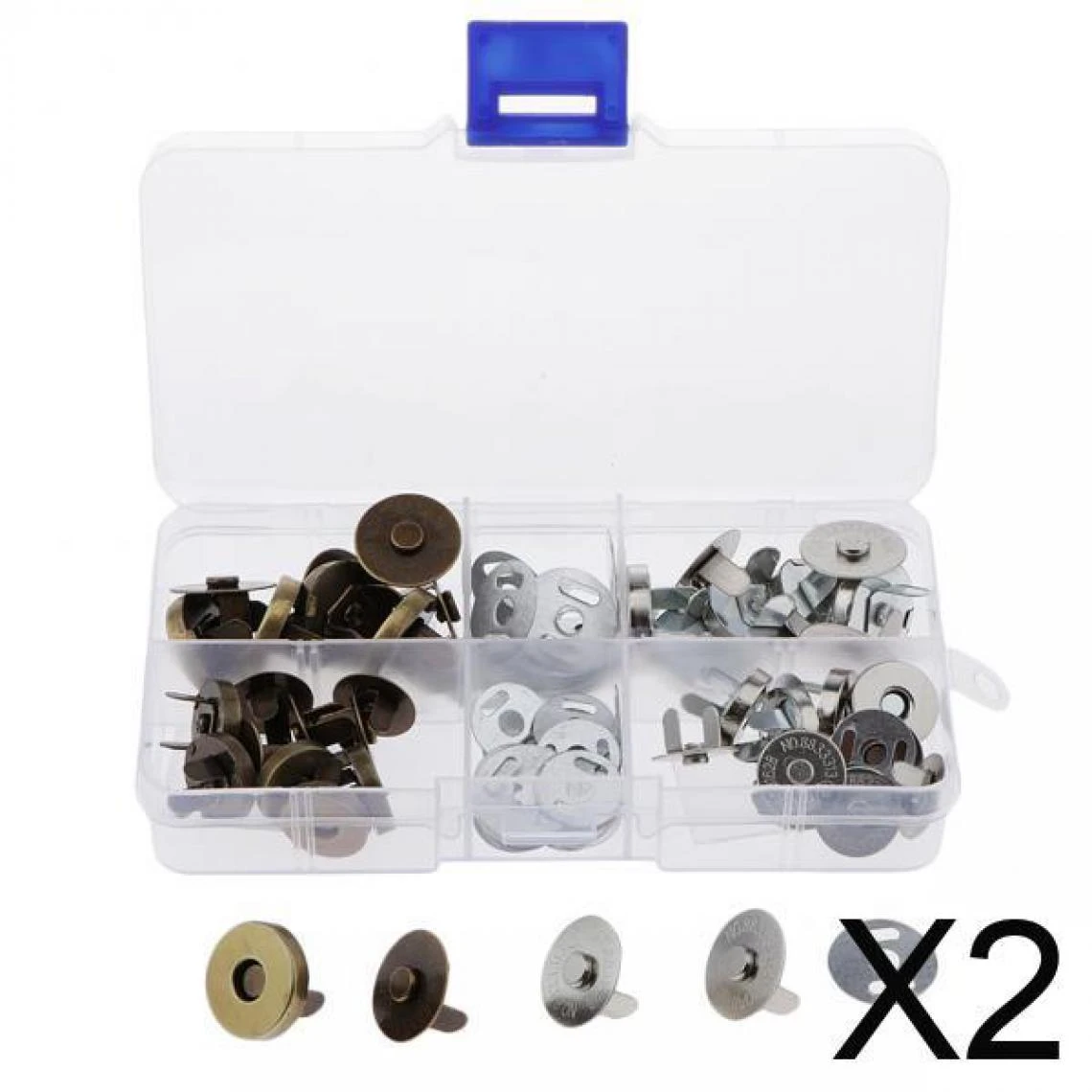 Marque Generique Boutons-pression Magnétiques En Fer