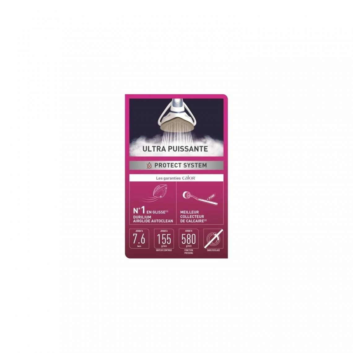 CALOR GV9710C0 PRO EXPRESS ULTIMATE II 3000W Aqua-Métal – Image 2