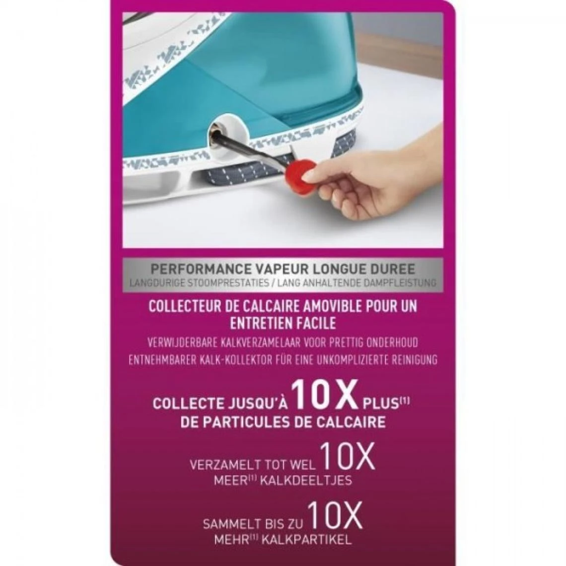 Centrale Vapeur CALOR GV9568C0 Pro Express Ultimate , 7,2 Bars, Jusqu'... – Image 3