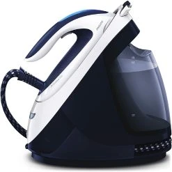 Philips Centrale Vapeur De 1,8L 7,5 Bars 2400W Blanc Bleu