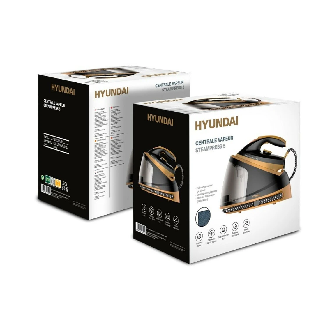 Hyundai Centrale Vapeur STEAM PRESS 5 Et Tapis De Repassage – Image 4