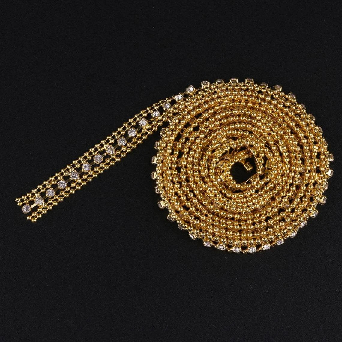 Marque Generique Chaîne De Perle Dentelle Diamant Cristal Lace – Image 3