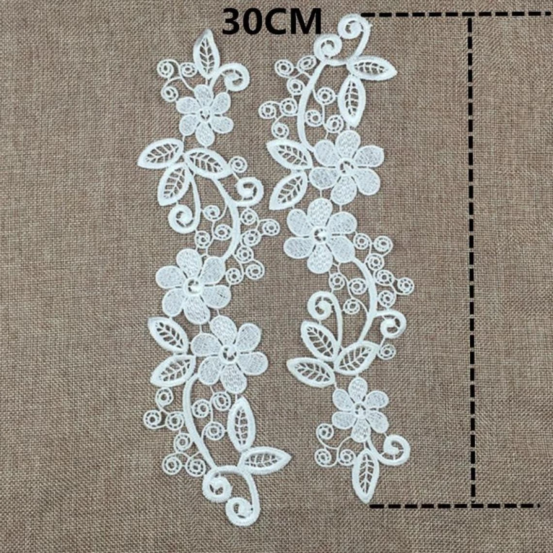 Marque Generique Dentelle Florale Appliqué – Image 3
