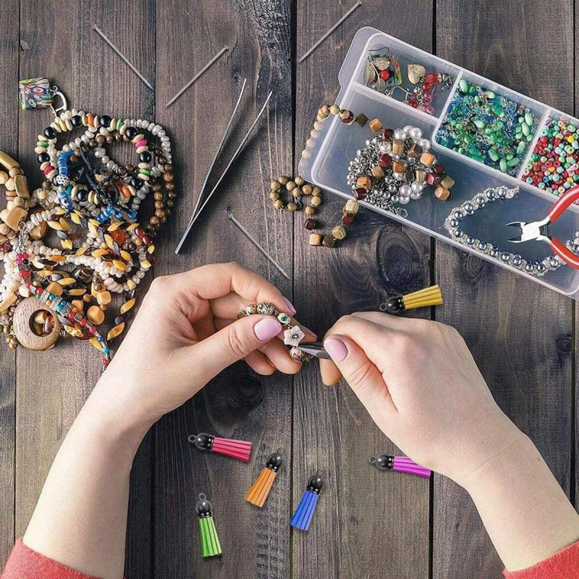 Marque Generique ébauches De Porte-clés Pompon – Image 5