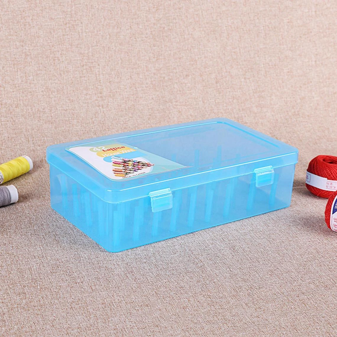 Marque Generique Fil à Coudre Boîte De Rangement Titulaire Cas De Conteneurs – Image 3