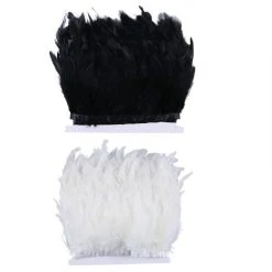 Marque Generique Garniture à Franges En Plumes Garniture De Plumes De Coq