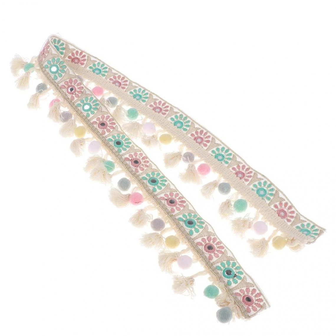 Marque Generique Garniture De Dentelle Broderie Frange Bandes – Image 3