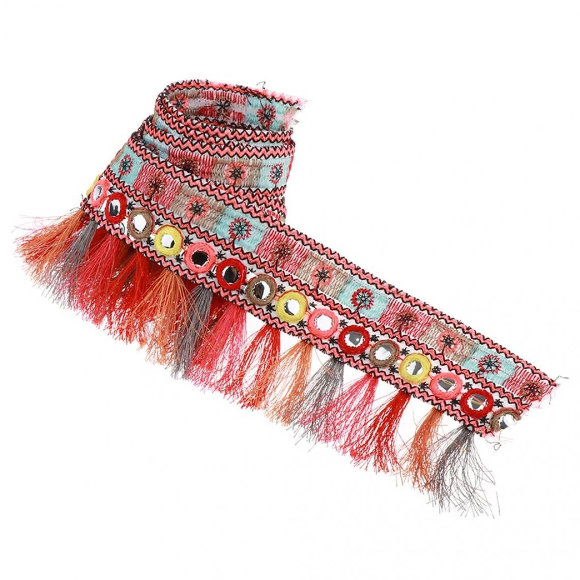 Marque Generique Garniture De Dentelle Broderie Frange Bandes – Image 4