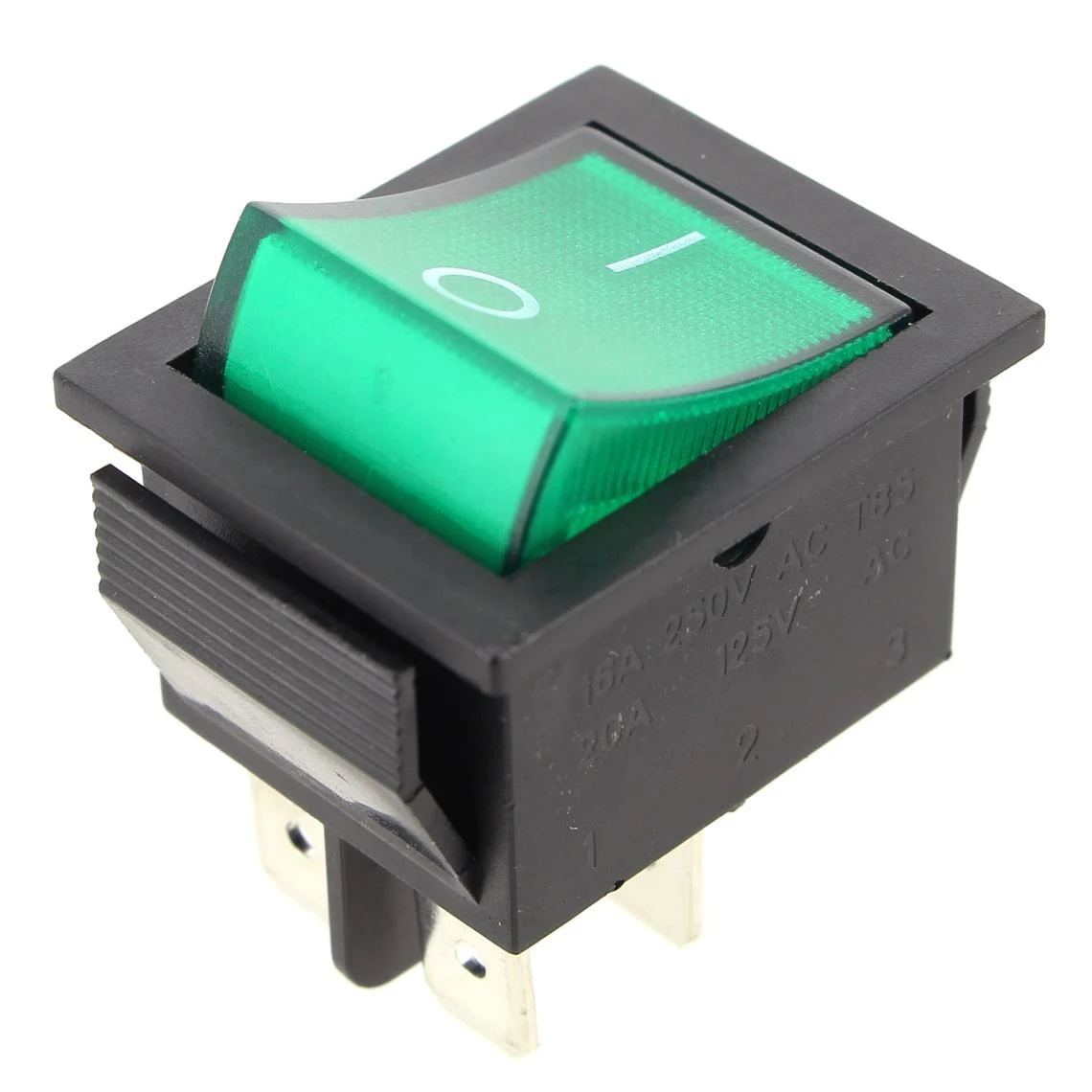 Divers Marques Interrupteur Marche/arret 4 Cosses Vert Pour Centrale Vapeur Universel