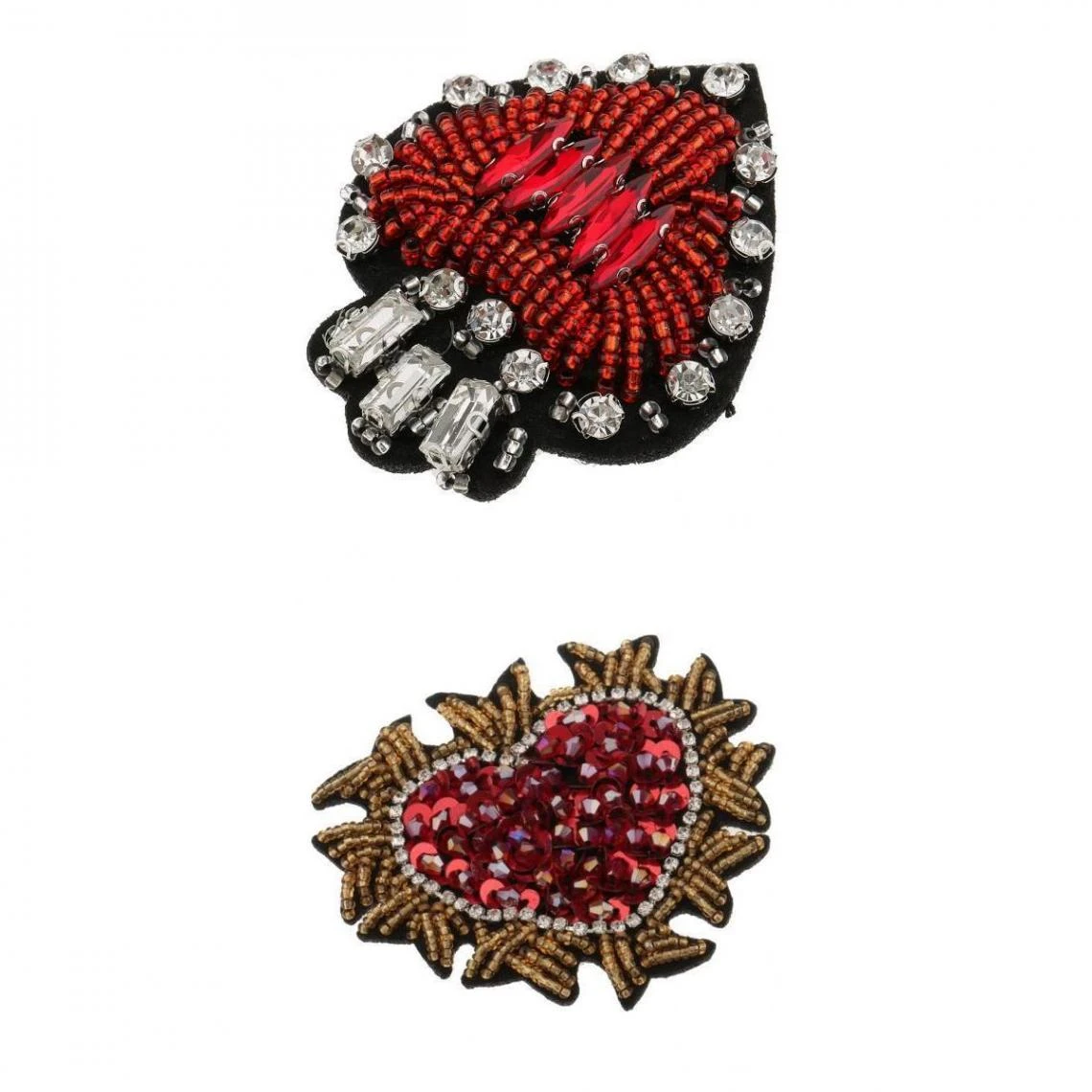 Marque Generique Patch De Broderie Sticker Pailleté Tricot Hotfix