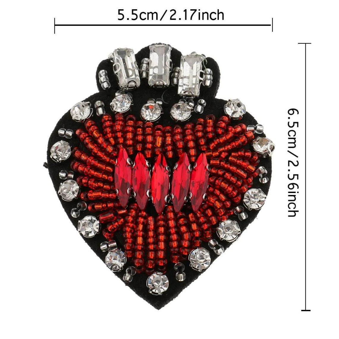 Marque Generique Patch De Broderie Sticker Pailleté Tricot Hotfix – Image 3