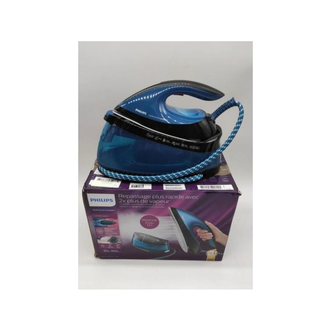PHILIPS GC7833/80 Centrale Vapeur PerfectCare Compact - 6 Bars - 120g/... 4 PHILIPS GC7833/80 Centrale Vapeur PerfectCare Compact - 6 Bars - 120g/... – Image 2