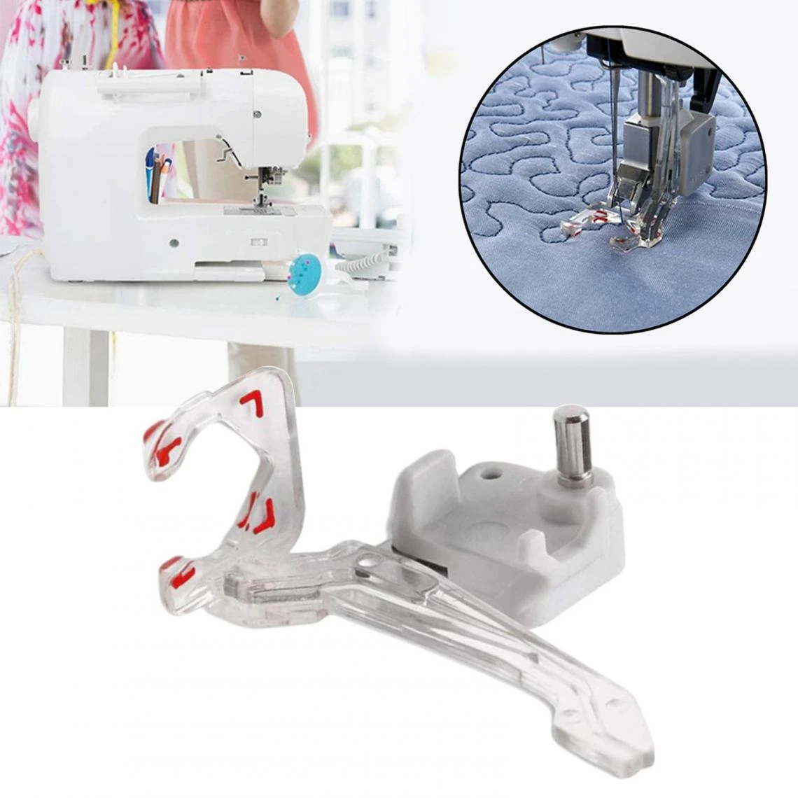 Marque Generique Pied-de-biche Pour Matelassage De Cadre De Machine à Coudre – Image 4