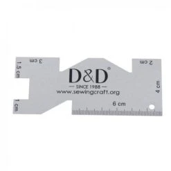 Marque Generique Règle Couture Plate 30 Cm Double Decimetre