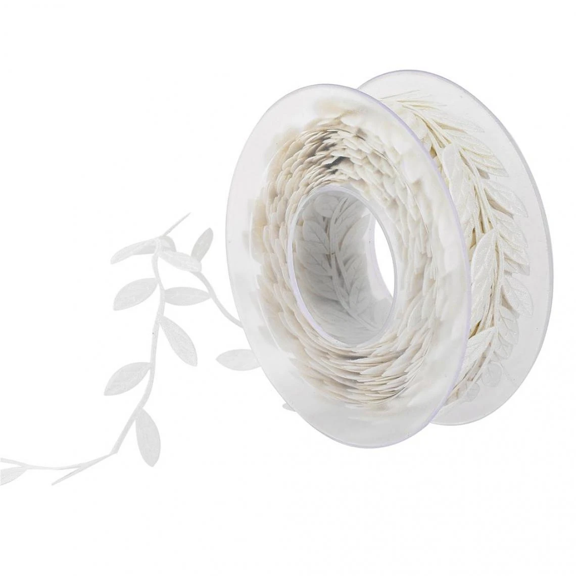Marque Generique Ruban De Satin à Bordure De Feuilles – Image 4