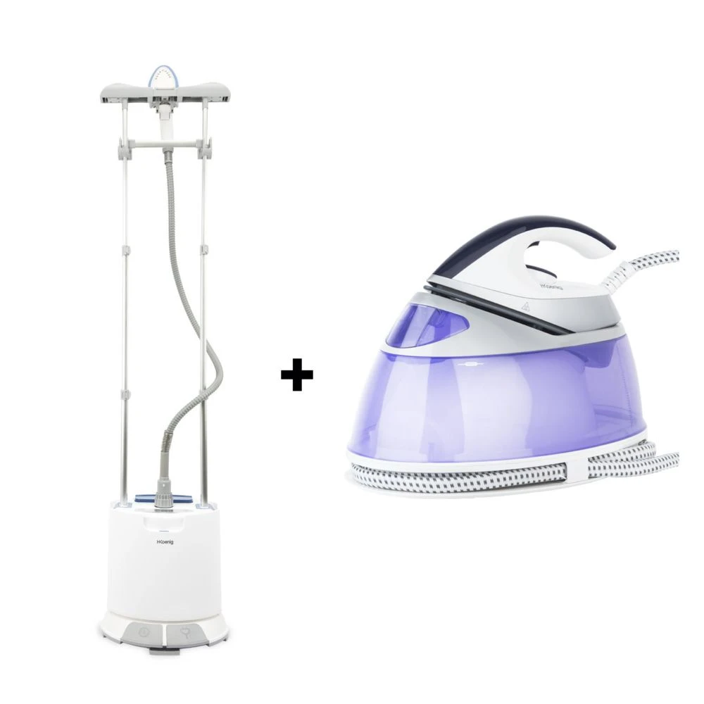 HKoenig H.KOENIG STM45+V32 DEFROISSEUR VERTICAL 2000W ET CENTRALE VAPEUR 2400W...