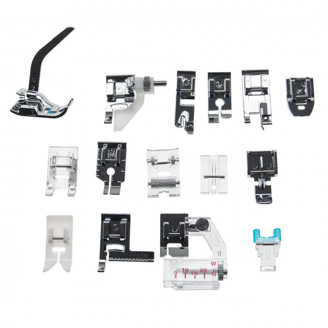 Vhbw Lot De 15 Pieds Presseurs Pour Machine à Coudre Courante Avec Pi... – Image 3